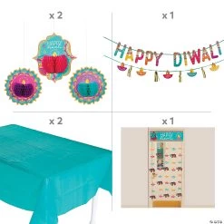 Diwali Deluxe Party Decorating Kit 7 Diwali Deluxe Party Decorating Kit -Party Decorations Sales Shop diwali deluxe party decorating kit14110164 a02