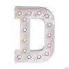 DIY Letter “D” Marquee Light-Up Kit - 4 Pc. -Party Decorations Sales Shop diy letter d marquee light up kit 4 pc 13806351