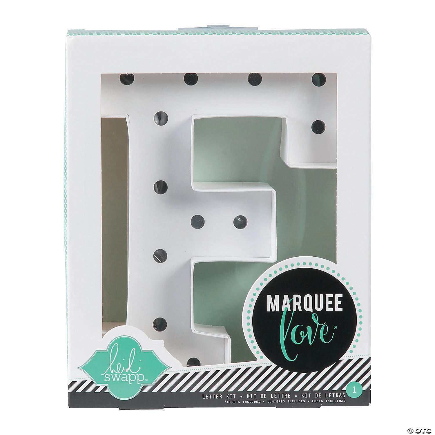 DIY Letter “F” Marquee Light-Up Kit - Makes 1 4 DIY Letter “F” Marquee Light-Up Kit - Makes 1 - Image 2