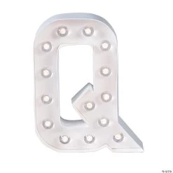 DIY Letter “Q” Marquee Light-Up Kit - Makes 1