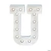DIY Letter “U” Marquee Light-Up Kit - 4 Pc. -Party Decorations Sales Shop diy letter u marquee light up kit 4 pc 13806369