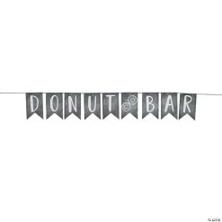 Donut Bar Pennant Garland