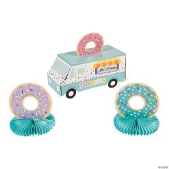 Donut Sprinkles Truck Centerpiece Set - 3 Pc.