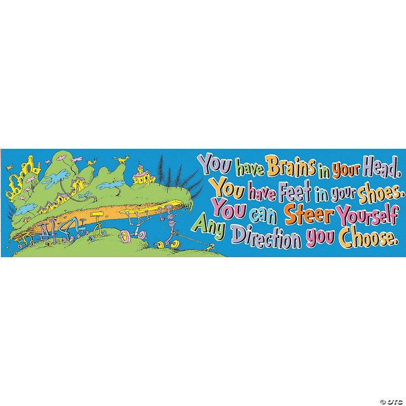 Dr. Seuss™ Direction You Choose Banner 3 Dr. Seuss™ Direction You Choose Banner