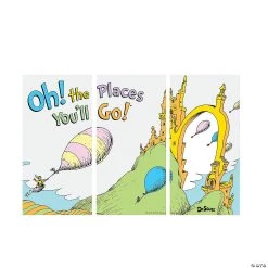 Dr. Seuss™ Oh, the Places You’ll Go! Backdrop - 3 Pc. -Party Decorations Sales Shop dr seuss oh the places you ll go backdrop 3 pc 13936978 a01