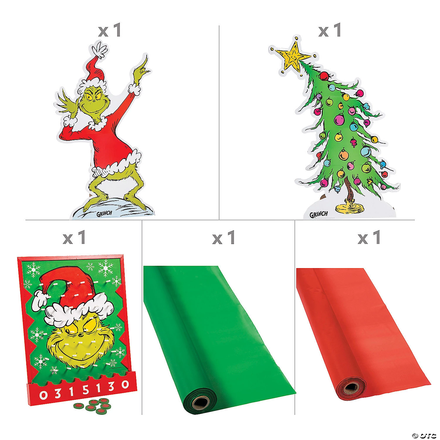 Dr. Seuss™ The Grinch Party Decorating Kit - 5 Pc. 4 Dr. Seuss™ The Grinch Party Decorating Kit - 5 Pc. - Image 2