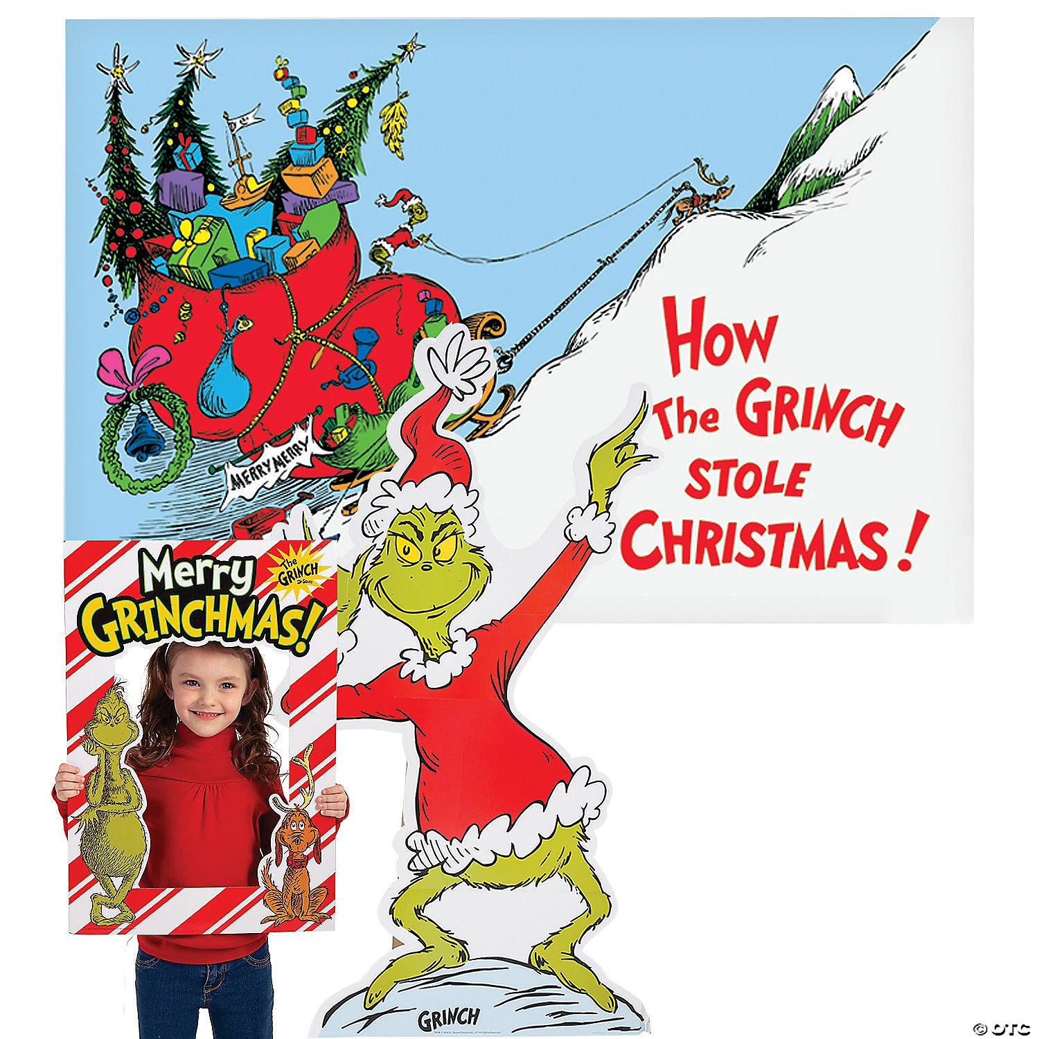 Dr. Seuss™ The Grinch Photo Booth Kit - 3 Pc. 4 Dr. Seuss™ The Grinch Photo Booth Kit - 3 Pc. - Image 2