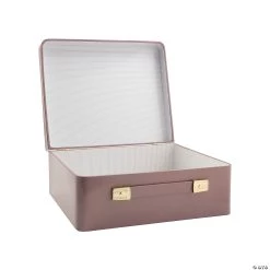 Dusty Pink Mini Suitcase Centerpiece -Party Decorations Sales Shop dusty pink mini suitcase centerpiece13958919 a01