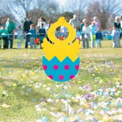 Easter Chick Face Yard Sign -Party Decorations Sales Shop easter chick face yard sign13787288 a01