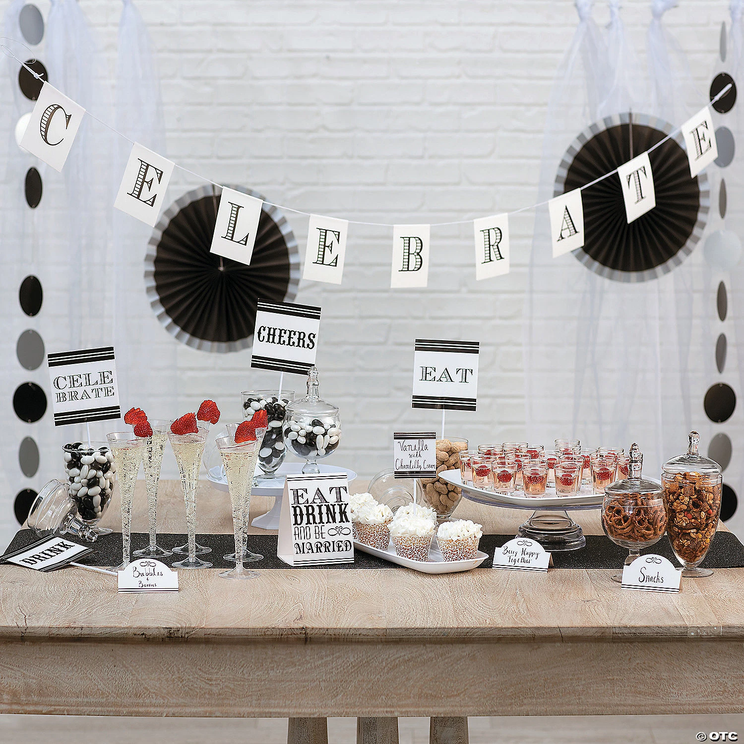 Eat, Drink & Be Married Treat Table Decorating Kit 4 Eat, Drink & Be Married Treat Table Decorating Kit - Image 2