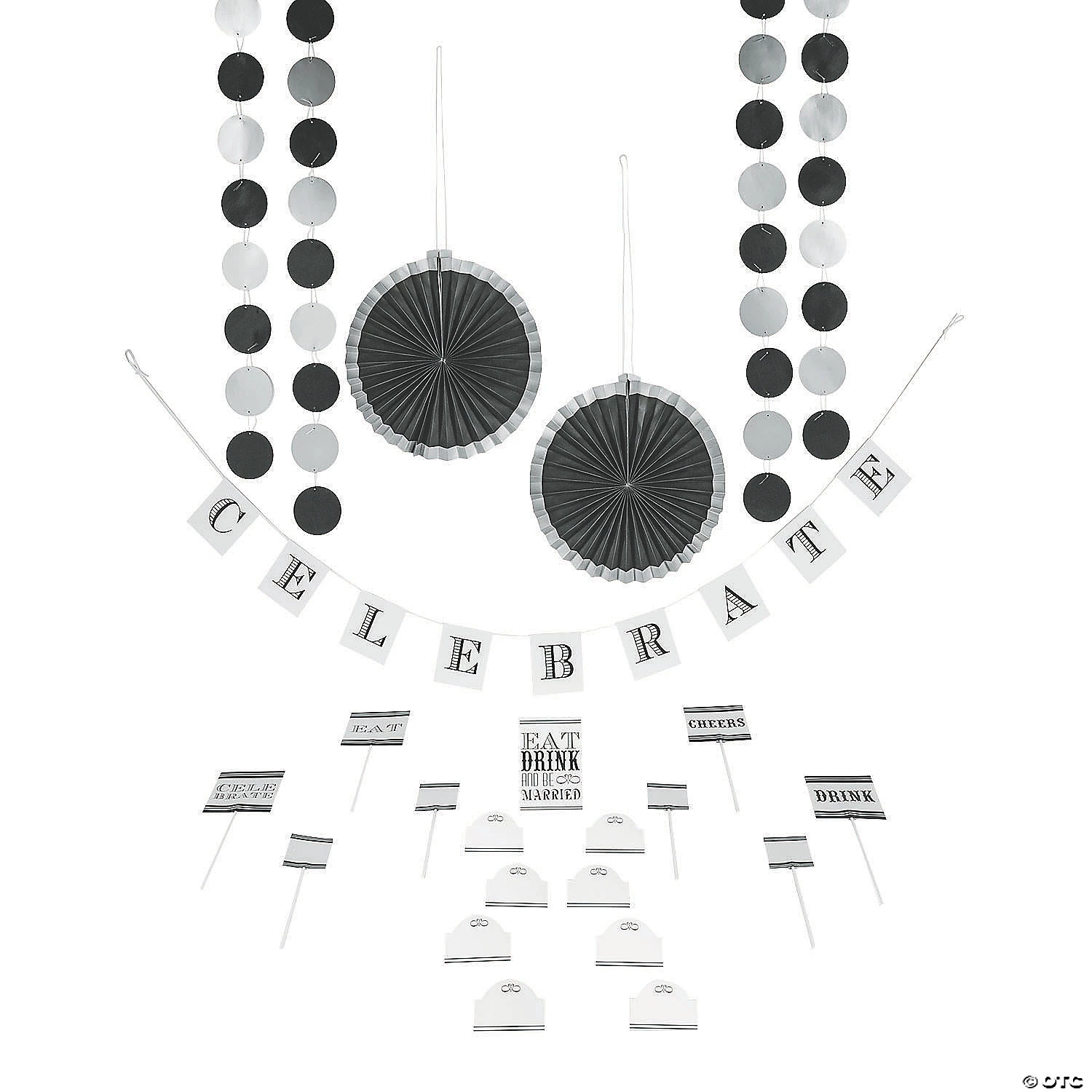 Eat, Drink & Be Married Treat Table Decorating Kit 3 Eat, Drink & Be Married Treat Table Decorating Kit