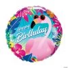 Fabulous Flamingo Birthday 18" Mylar Balloon -Party Decorations Sales Shop fabulous flamingo birthday 18 mylar balloon14214234