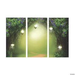 Fairy Garden Backdrop - 3 Pc. -Party Decorations Sales Shop fairy garden backdrop 3 pc 13943022 a01