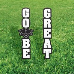 Faith Graduation Yard Stake Set - 2 Pc.