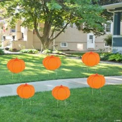 Fall Pumpkin Sidewalk Signs - 6 Pc.
