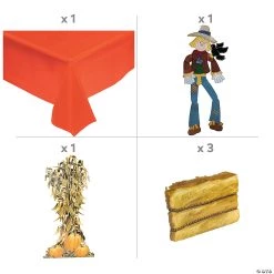 Fall Scarecrow Trunk or Treat Kit - 6 Pc. 5 Fall Scarecrow Trunk or Treat Kit - 6 Pc. -Party Decorations Sales Shop fall scarecrow trunk or treat kit 6 pc 14114203 a01