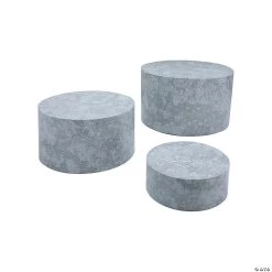 Faux Galvanized Treat Stand Riser Set - 3 Pc.