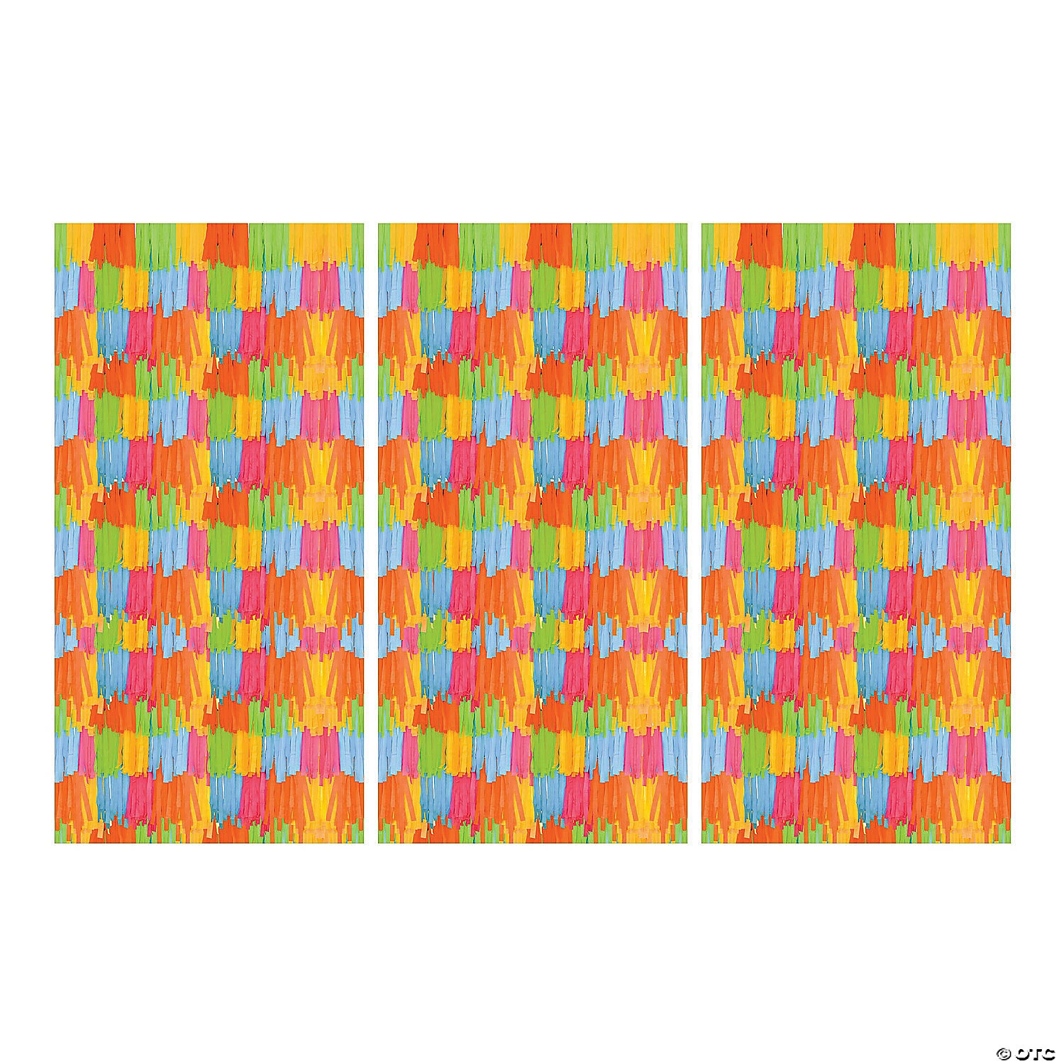 Fiesta Fringe Print Backdrop - 3 Pc. 4 Fiesta Fringe Print Backdrop - 3 Pc. - Image 2