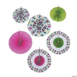 Fiesta Hanging Fans - 6 Pc.