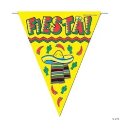 Fiesta Pennant Banner -Party Decorations Sales Shop fiesta pennant bannerbg50021 a01