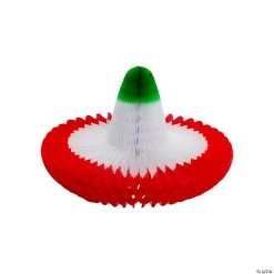 Fiesta Sombrero Honeycomb Centerpieces - 3 Pc.