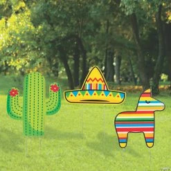 Fiesta Yard Stakes - 3 Pc.