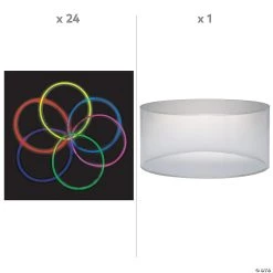 Fillable Cake Stand with Glow Sticks Kit - 25 Pc. -Party Decorations Sales Shop fillable cake stand with glow sticks kit 25 pc 13980243 a01 1