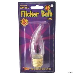 Flicker Bulb with Candelabra Base Party Light