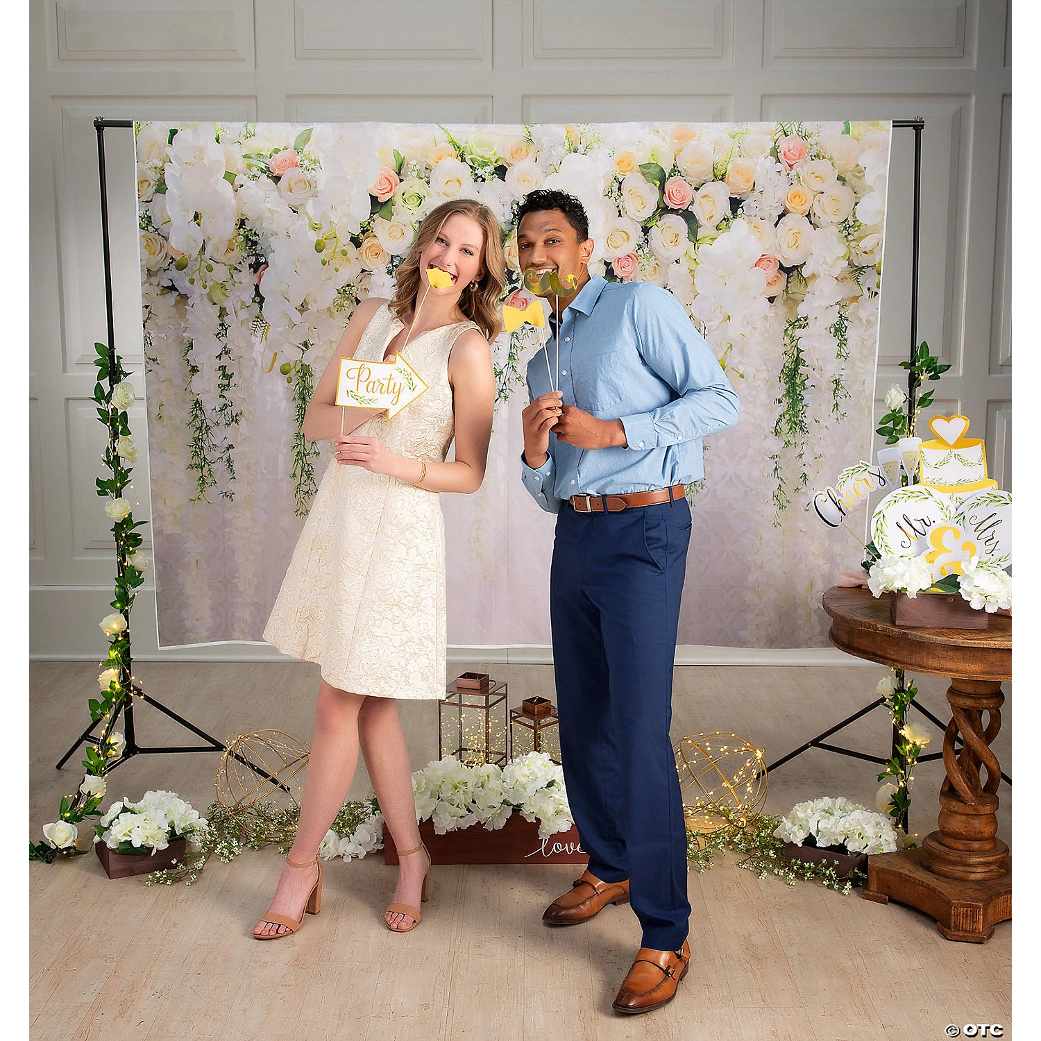 Floral Ivy Wedding Backdrop Kit - 3 Pc. 4 Floral Ivy Wedding Backdrop Kit - 3 Pc. - Image 2