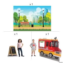 Food Truck VBS Park Scene Decorating Kit - 3 Pc. 5 Food Truck VBS Park Scene Decorating Kit - 3 Pc. -Party Decorations Sales Shop food truck vbs park scene decorating kit 3 pc 14122472 a01