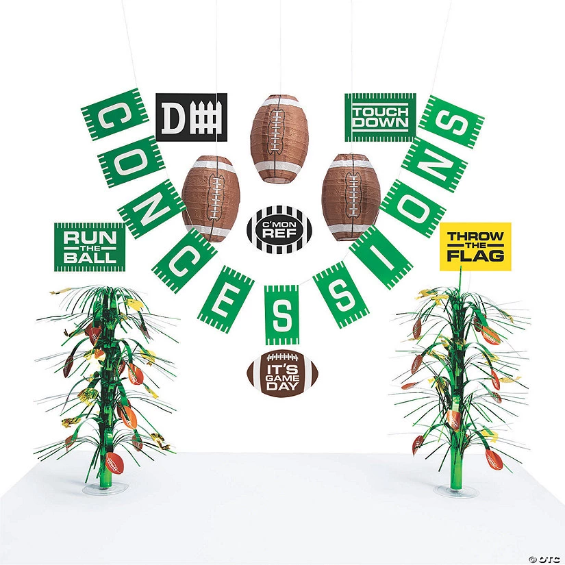 Football Party Decorating Kit - 12 Pc. 3 Football Party Decorating Kit - 12 Pc.