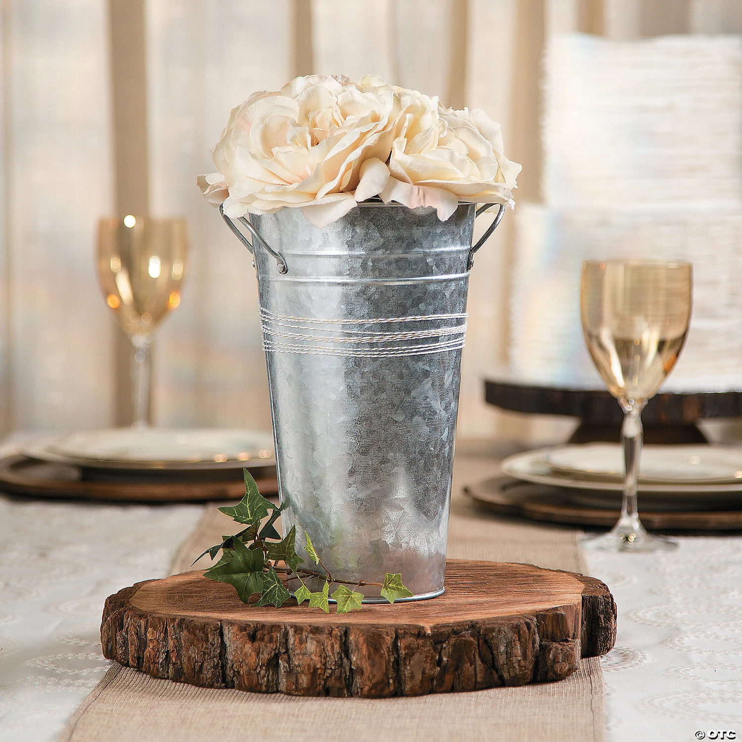 Galvanized Tall Pots - 3 Pc. 4 Galvanized Tall Pots - 3 Pc. - Image 2