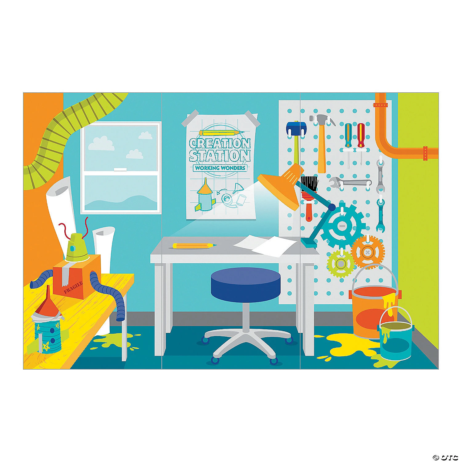 Geared Up for God VBS Workshop Backdrop Banner - 2 Pc. 3 Geared Up for God VBS Workshop Backdrop Banner - 2 Pc.