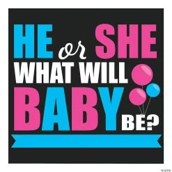 Gender Reveal Backdrop Banner
