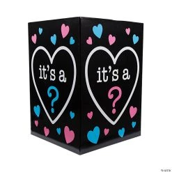 Gender Reveal Balloon Cardboard Box