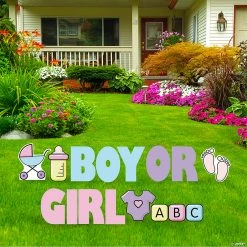 Gender Reveal Yard Sign Kit