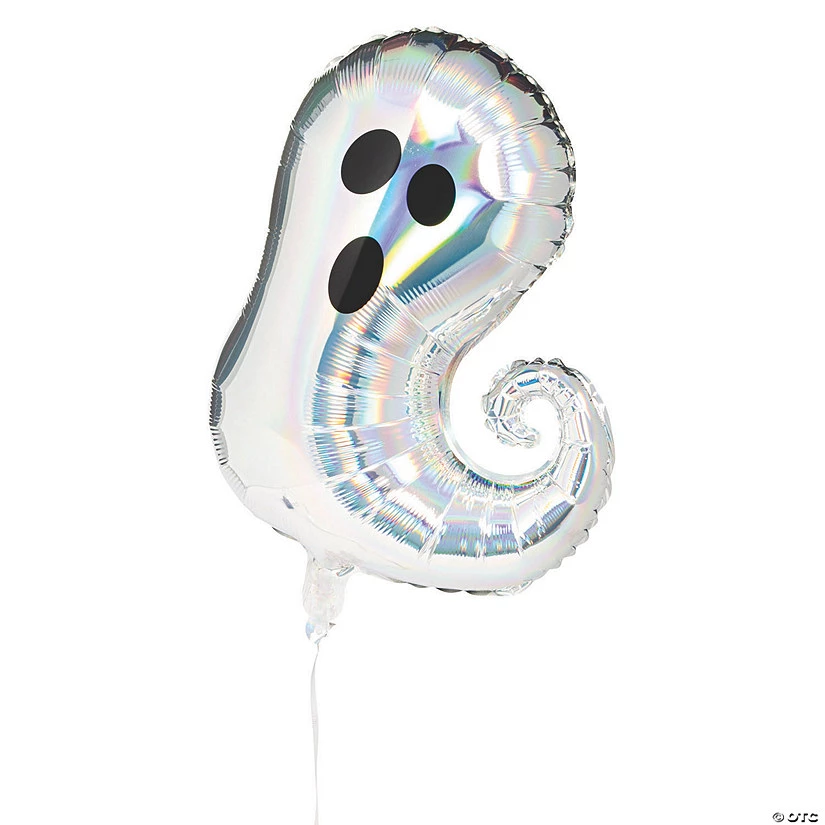 Ghost-Shaped 21" Mylar Balloon 3 Ghost-Shaped 21" Mylar Balloon