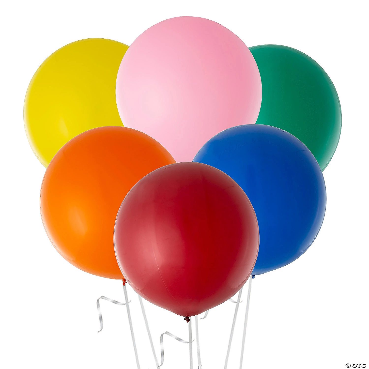 Giant 36" Latex Balloon Assortment - 6 Pc. 3 Giant 36" Latex Balloon Assortment - 6 Pc.
