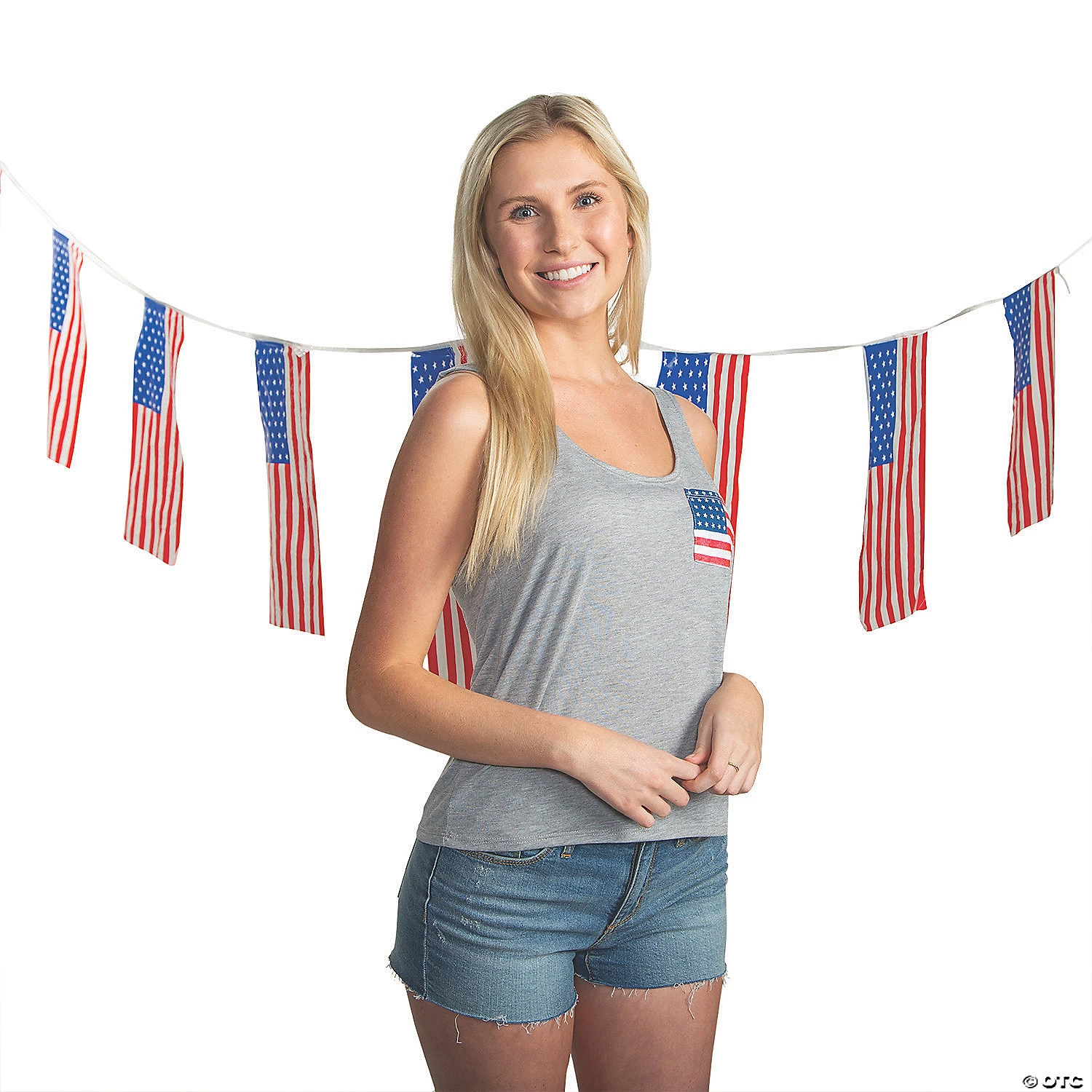 Giant Patriotic Pennant Banner 4 Giant Patriotic Pennant Banner - Image 2