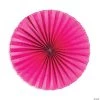 Giant Hanging Paper Fans - 6 Pc. -Party Decorations Sales Shop giant pink hanging paper fans 6 pc 13829572