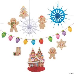 Gingerbread Party Decorating Kit - 10 Pc.