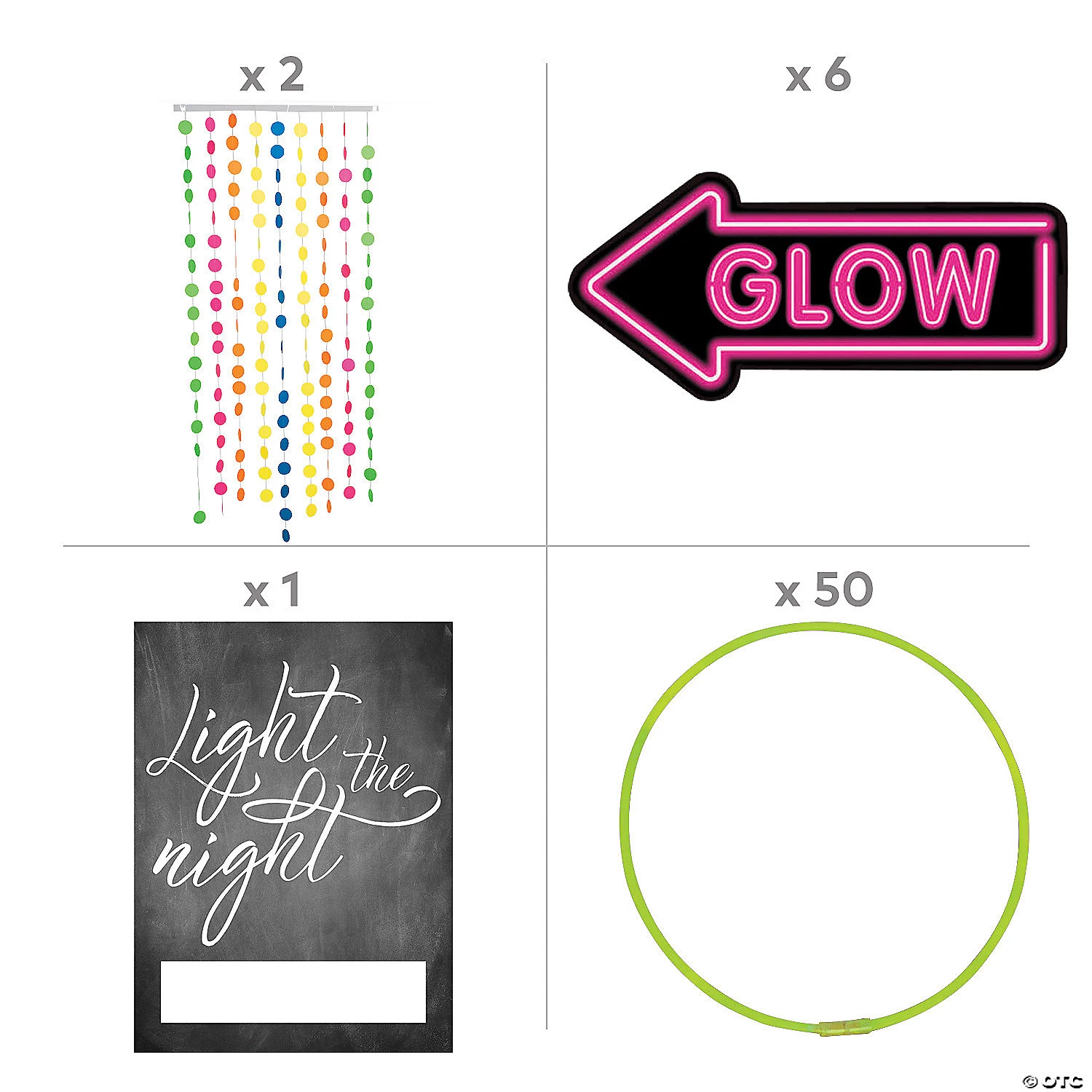 Glow Party Kit - 59 Pc. 4 Glow Party Kit - 59 Pc. - Image 2