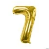 Gold 7 Shaped Number 34" Mylar Balloon 2 Gold 7 Shaped Number 34" Mylar Balloon -Party Decorations Sales Shop gold 7 shaped number 34 mylar balloon13991189