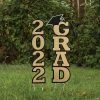 Class of 2022 Graduation Party Yard Stakes - 2 Pc. 2 Class of 2022 Graduation Party Yard Stakes - 2 Pc. -Party Decorations Sales Shop gold class of 2022 yard stakes 2 pc 14100032