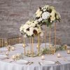 Gold Geometric Stand Kit - 2 Pc. -Party Decorations Sales Shop gold geometric stand kit 2 pc 14106294