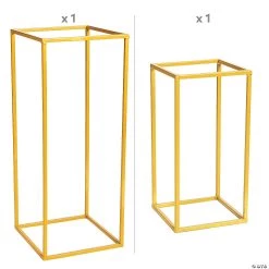 Gold Geometric Stand Kit - 2 Pc. 5 Gold Geometric Stand Kit - 2 Pc. -Party Decorations Sales Shop gold geometric stand kit 2 pc 14106294 a01
