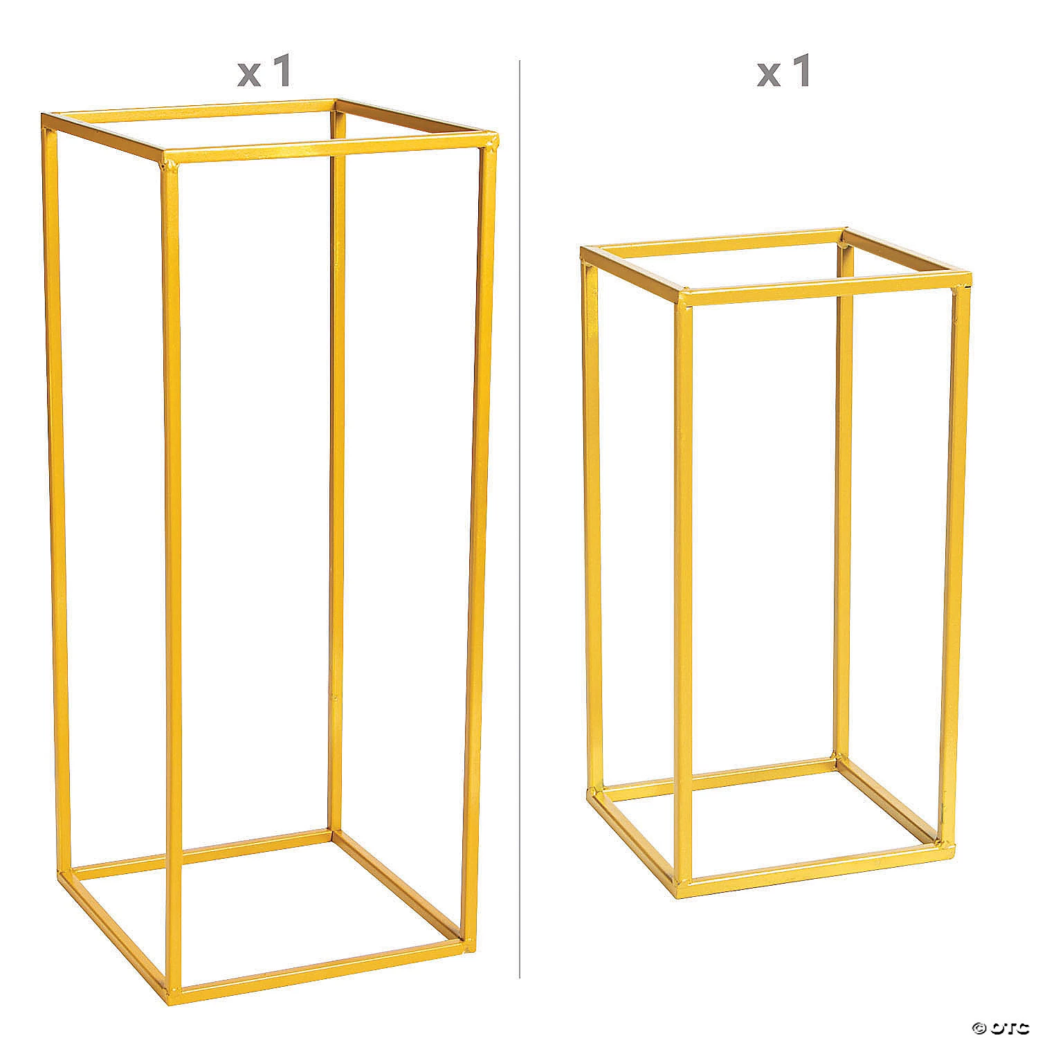 Gold Geometric Stand Kit - 2 Pc. 4 Gold Geometric Stand Kit - 2 Pc. - Image 2