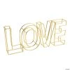 Gold Love Wire Table Décor Sign 2 Gold Love Wire Table Décor Sign -Party Decorations Sales Shop gold love wire table d cor sign13958879