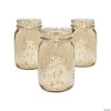Gold Mercury Mason Jars - 12 Pc. -Party Decorations Sales Shop gold mercury mason jars 12 pc 13759764