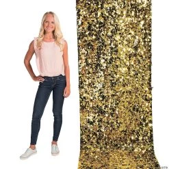 Metallic Floral Sheeting Backdrop -Party Decorations Sales Shop gold metallic floral sheeting backdrop13823807 a01